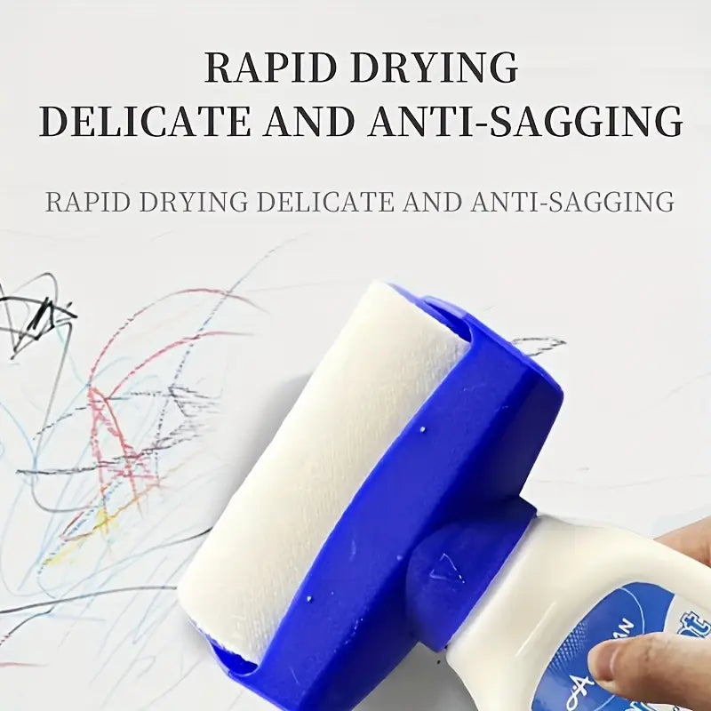 【Factory Direct Sales】DIY Wall Repair Paint Kit With Roller And Removable Brush Head - Easy Fill Wall Filler For Home Decor, Renovation, Painting, And Maintenance 500g Options - Versatile Indoor/Outdoor Wall Paint Tool